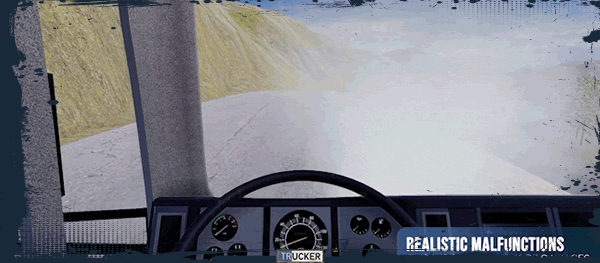 Brake fade smoke animation in Trucker: Master Drivers